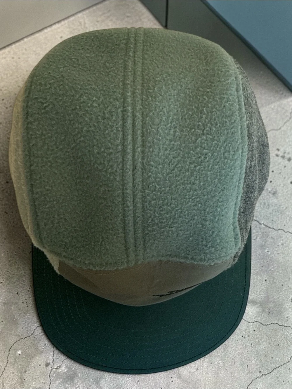 The North Face Denali Five Panel Camp Cap Sage Green Fleece Hat Unisex One Size